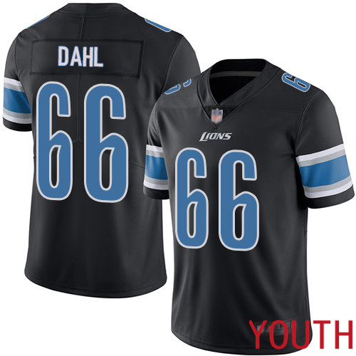 Detroit Lions Limited Black Youth Joe Dahl Jersey NFL Football 66 Rush Vapor Untouchable